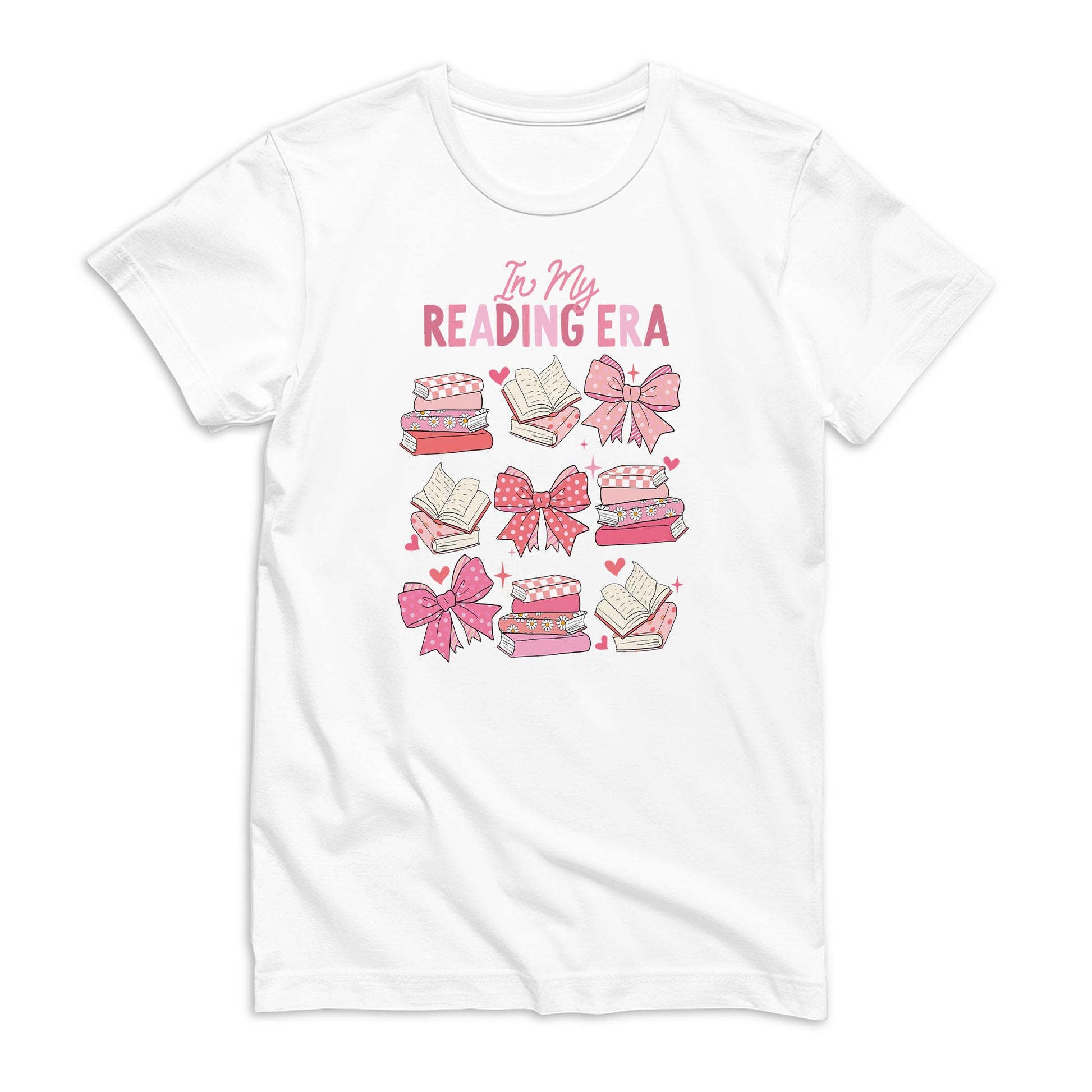 Bella Canvas Youth T-Shirt White-In My Reading Era -0