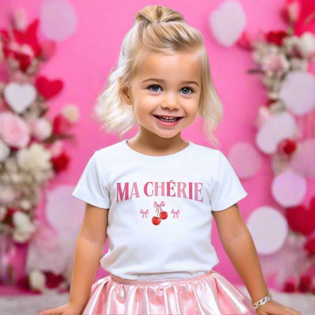 Bella Canvas Youth T-Shirt White-Ma Chérie