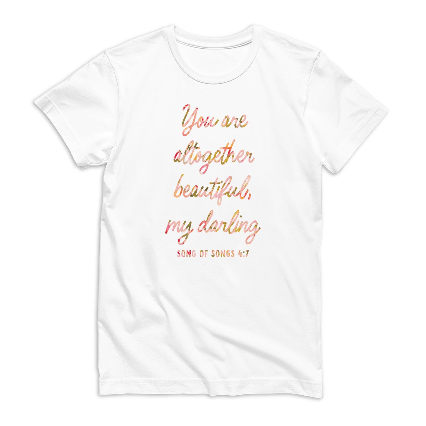Bella Canvas Youth T-Shirt White-Faithful Promises -0