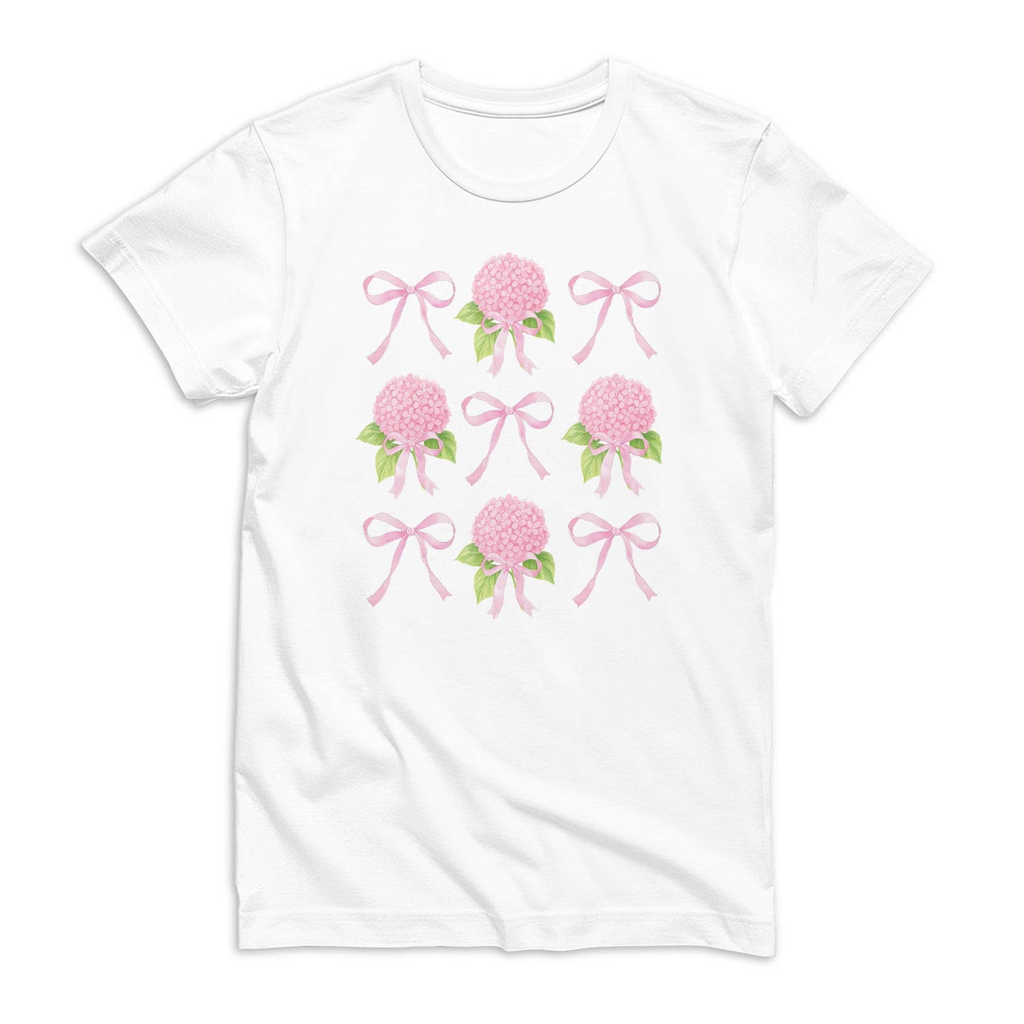 Bella Canvas Youth T-Shirt White-Hydrangea Cottage -0