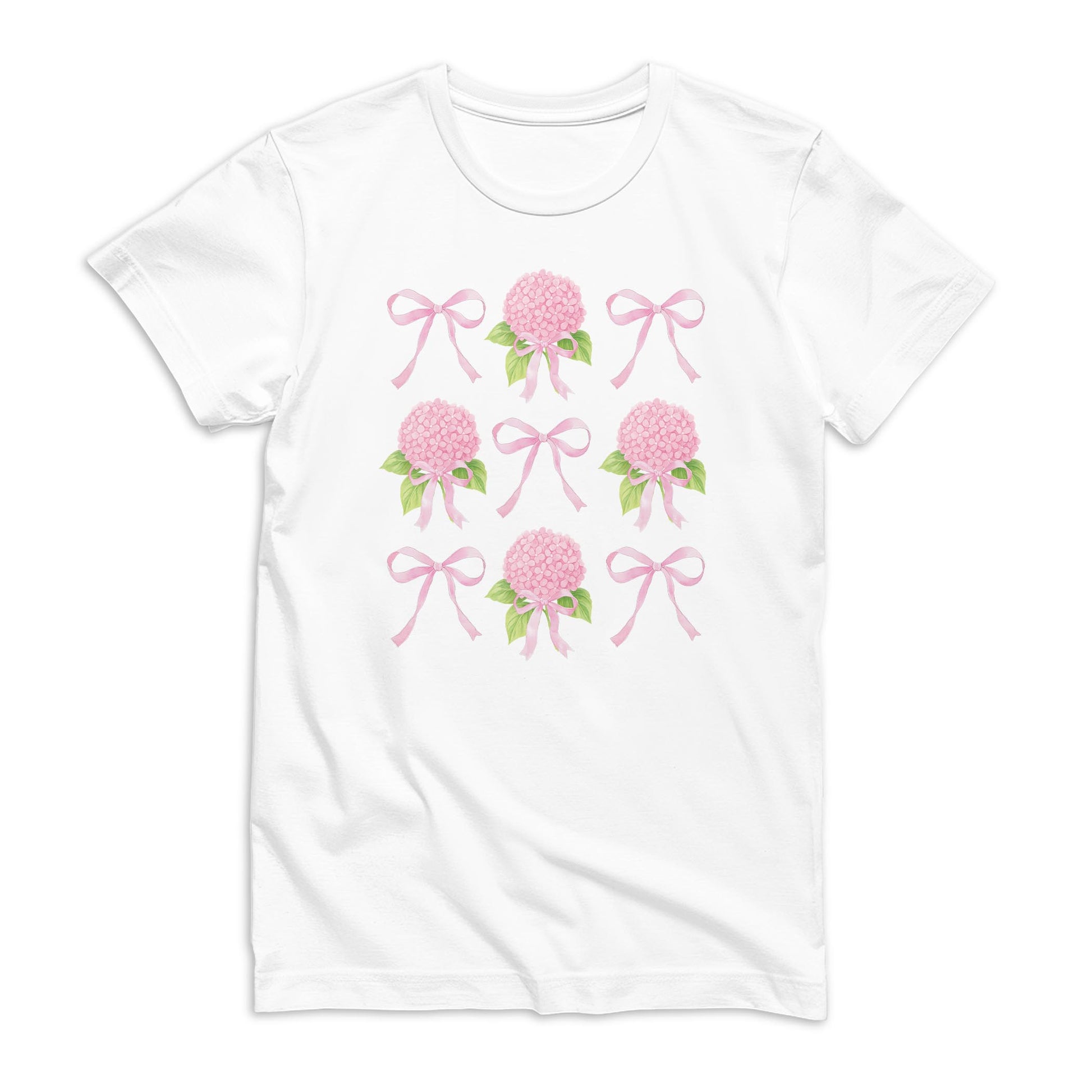 Bella Canvas Youth T-Shirt White-Hydrangea Cottage -0