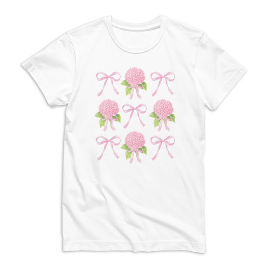 Bella Canvas Youth T-Shirt White-Hydrangea Cottage -0