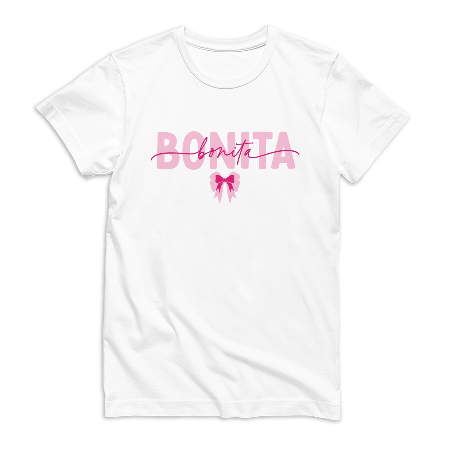 Bella Canvas Youth T-Shirt White-Bonita Bows -0