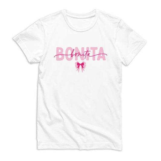 Bella Canvas Youth T-Shirt White-Bonita Bows -0