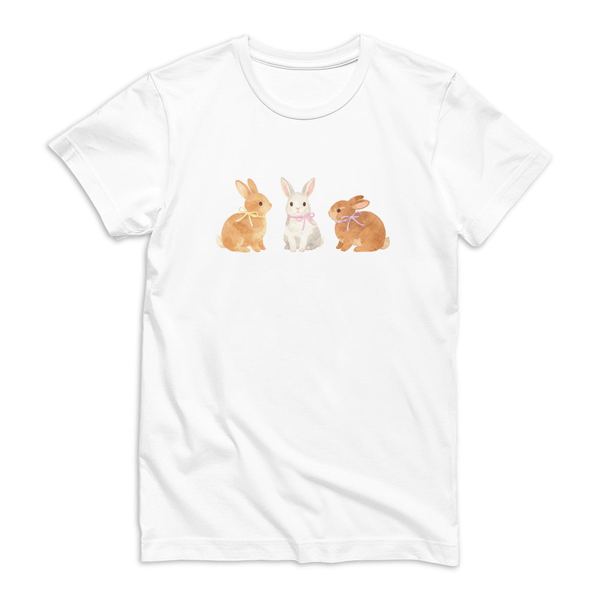 Bella Canvas Youth T-Shirt White-Cottage Easter -0