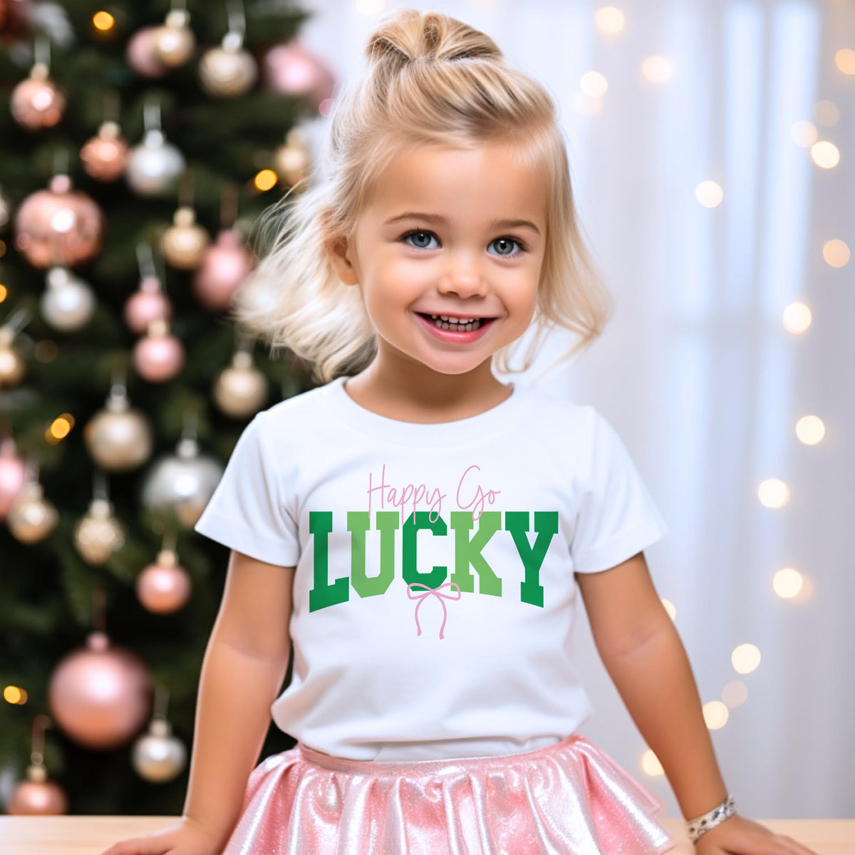 Bella Canvas Youth T-Shirt White-St. Patty's Day -3