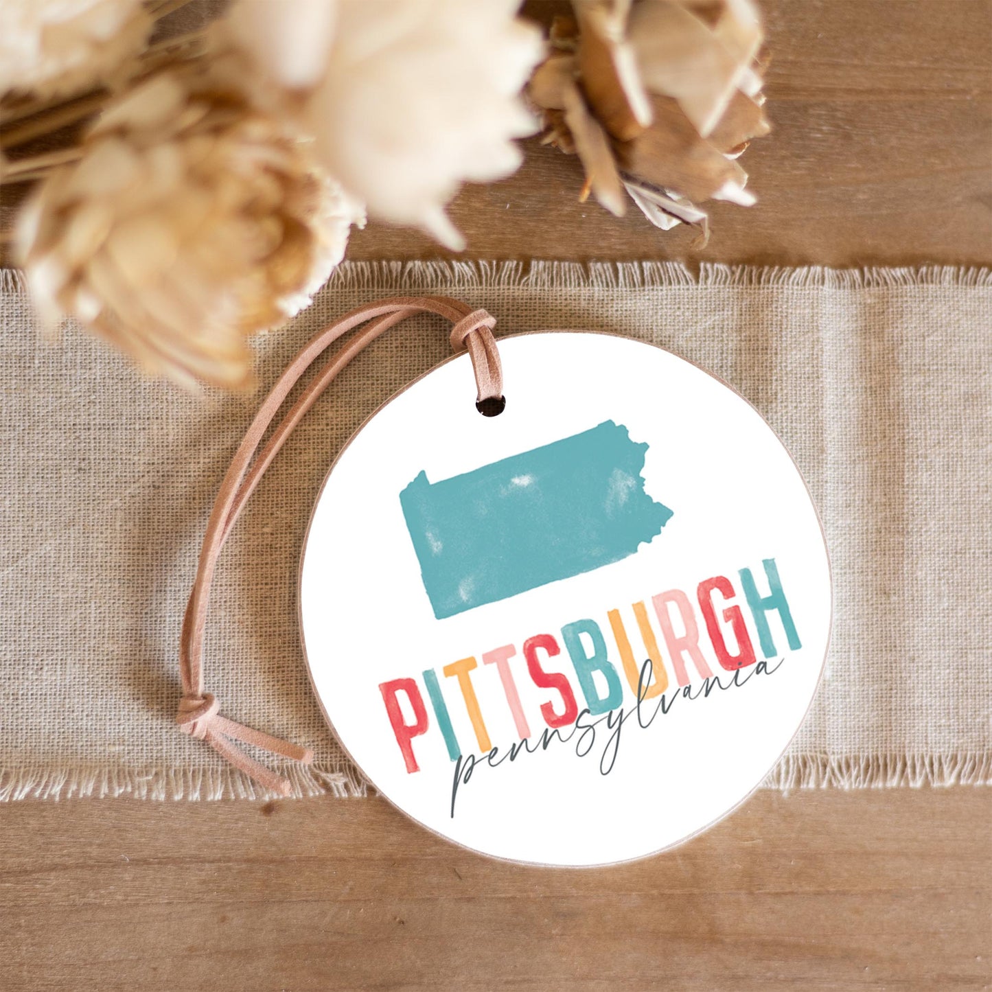 Watercolor City Pittsburgh Pennsylvania