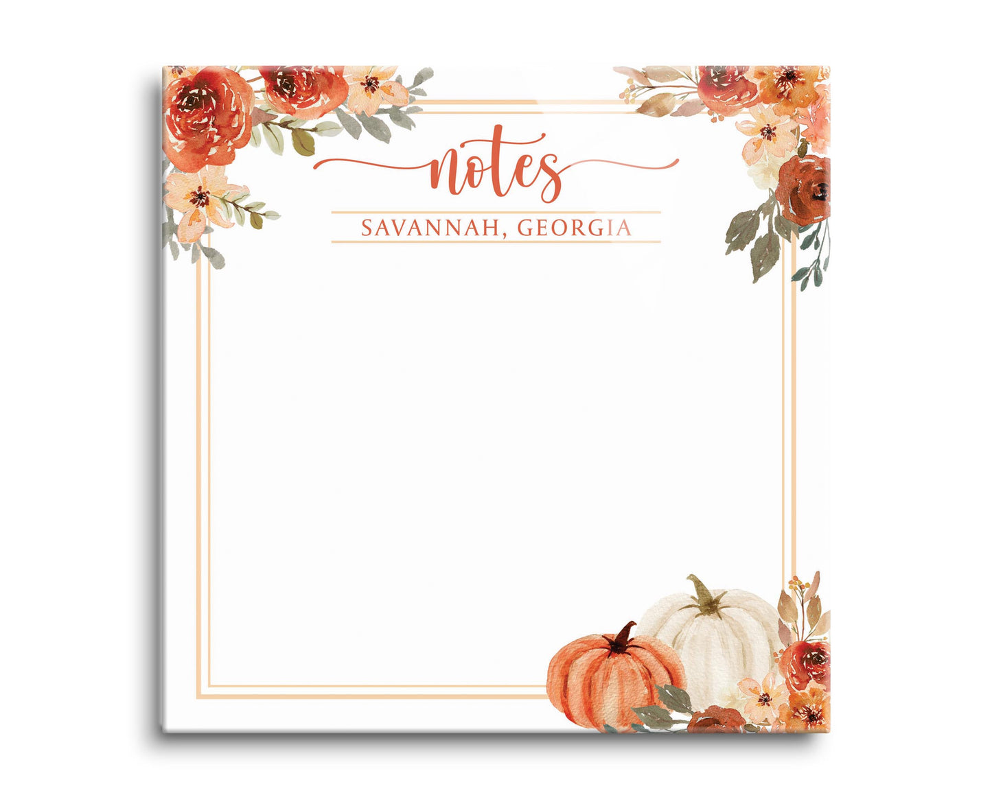 Love+Local 8x8 Dry Erase | Fall & Harvest Pumpkins