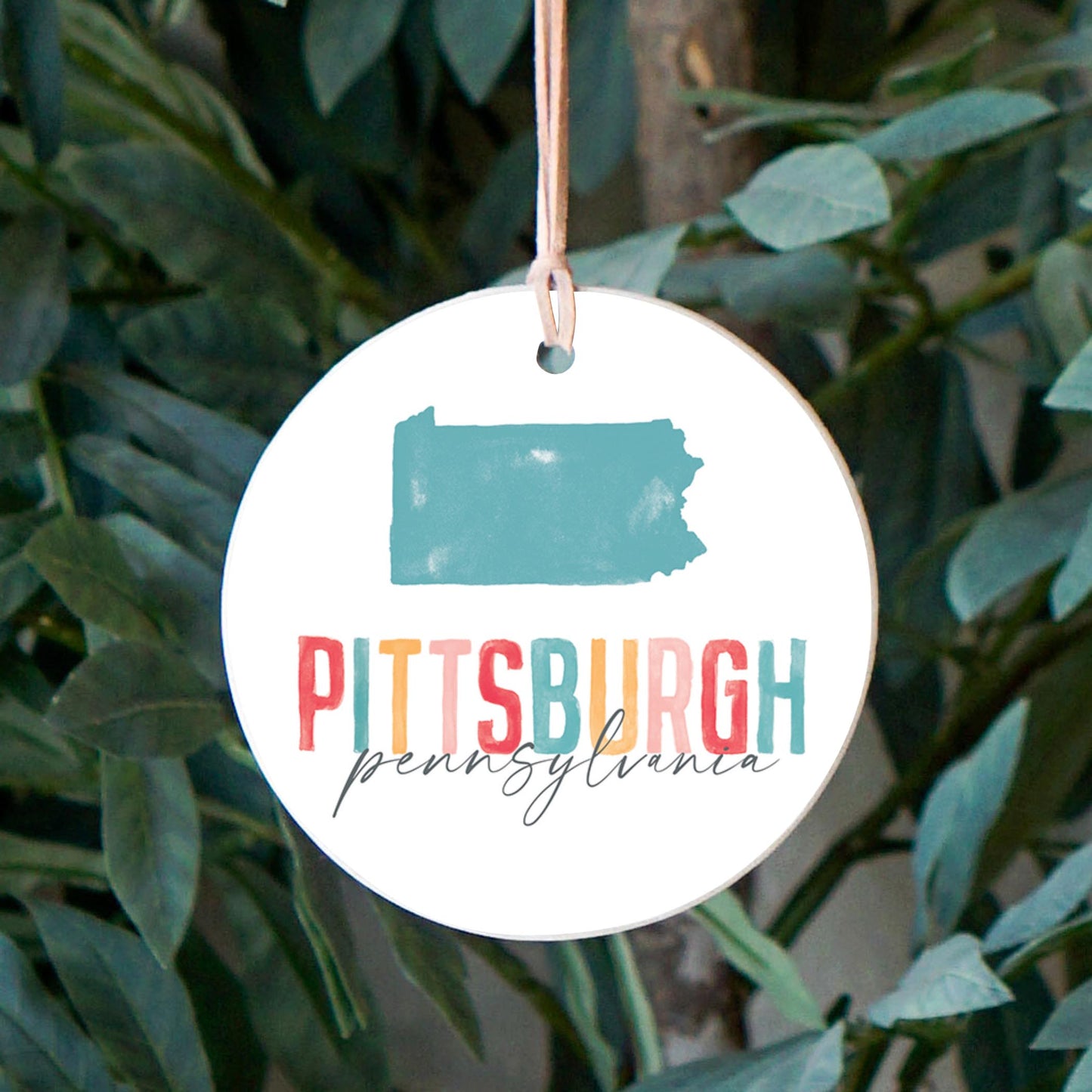 Watercolor City Pittsburgh Pennsylvania