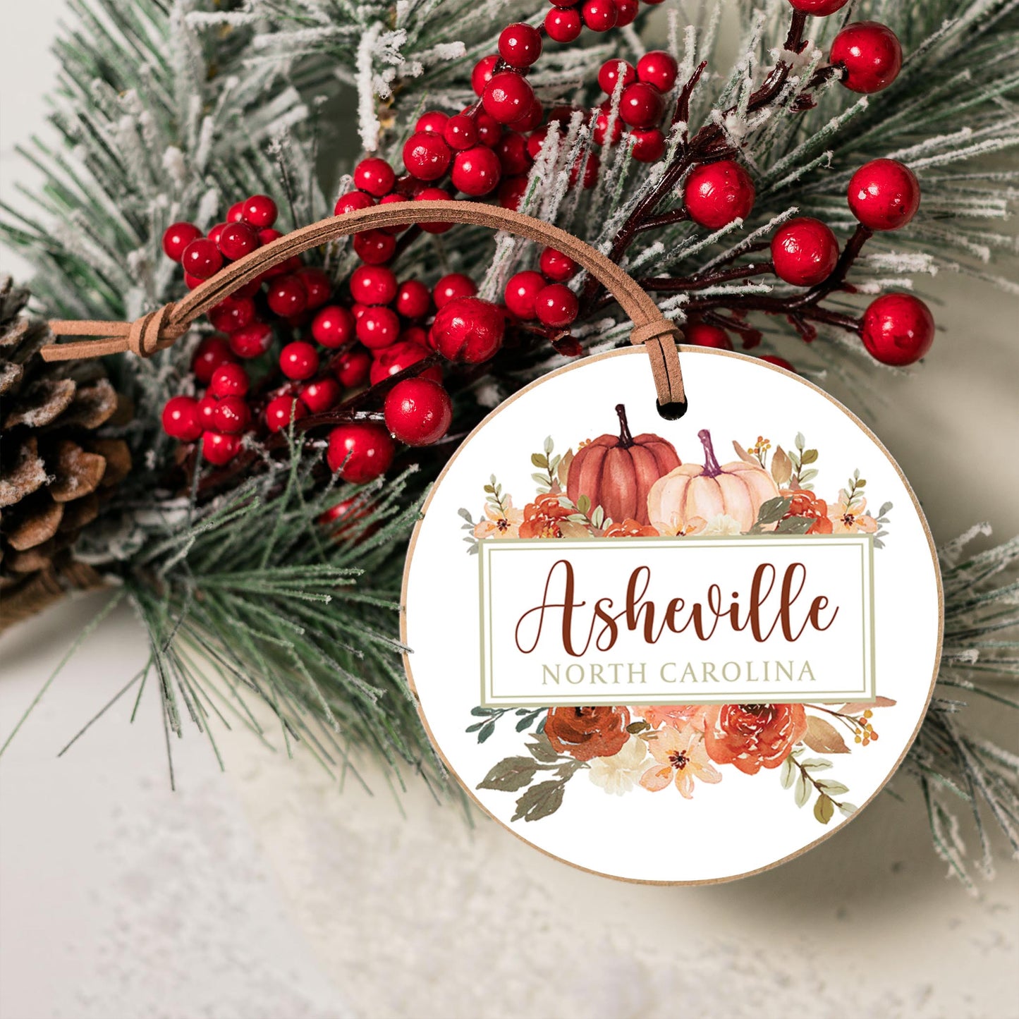 Love+Local 4in Round Ornament | Fall & Harvest Pumpkins