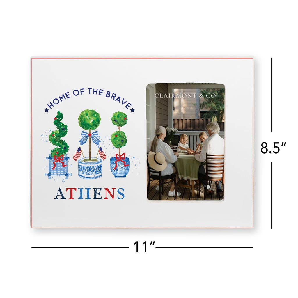 Love+Local 4x6 Picture Frame | American Summer Chinoiserie Topiary
