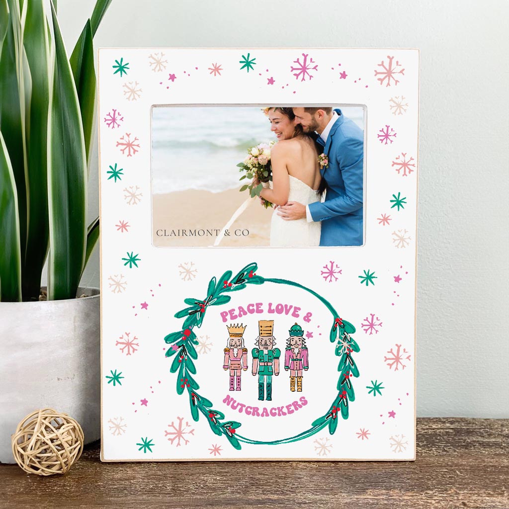 Confetti Nutcracker Photo Frame | Trio & Wreath