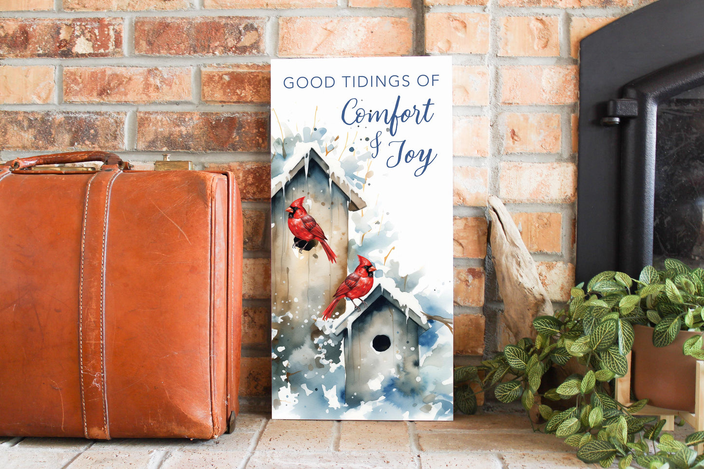 Cardinal Good Tidings Of Comfort & Joy