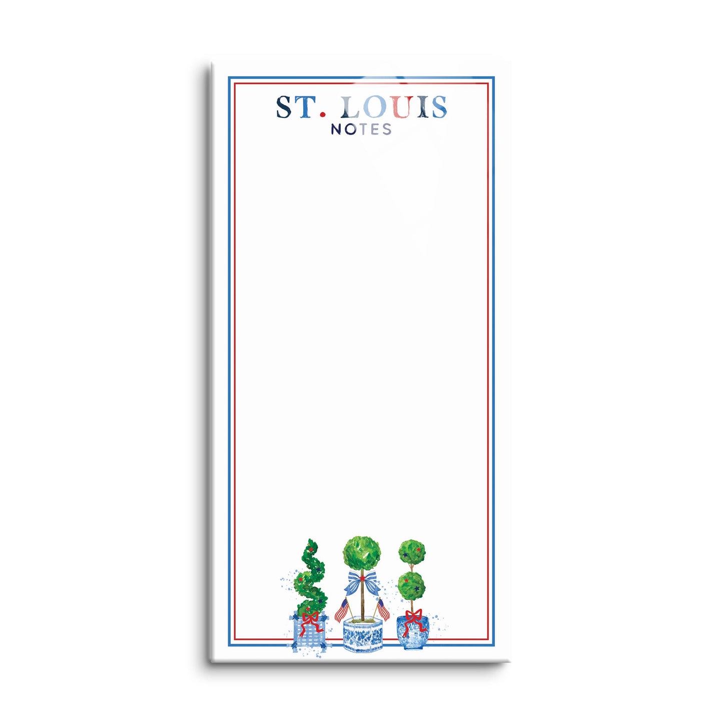 Love+Local 8x16 Dry Erase | American Summer Chinoiserie Topiary