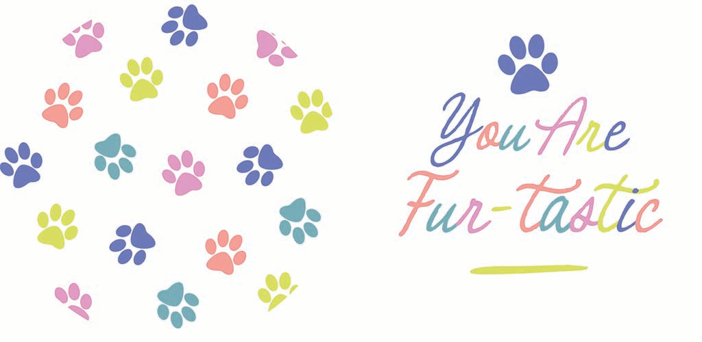 Car Coaster 2-Pack Kalia Lane-You Are Fur-tastic & Paw Pattern -9