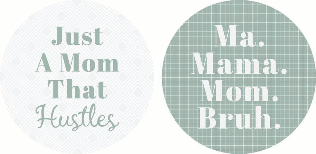 Car Coaster 2-Pack Kalia Lane-Mom That Hustles & Ma Mama Mom Bruh -9