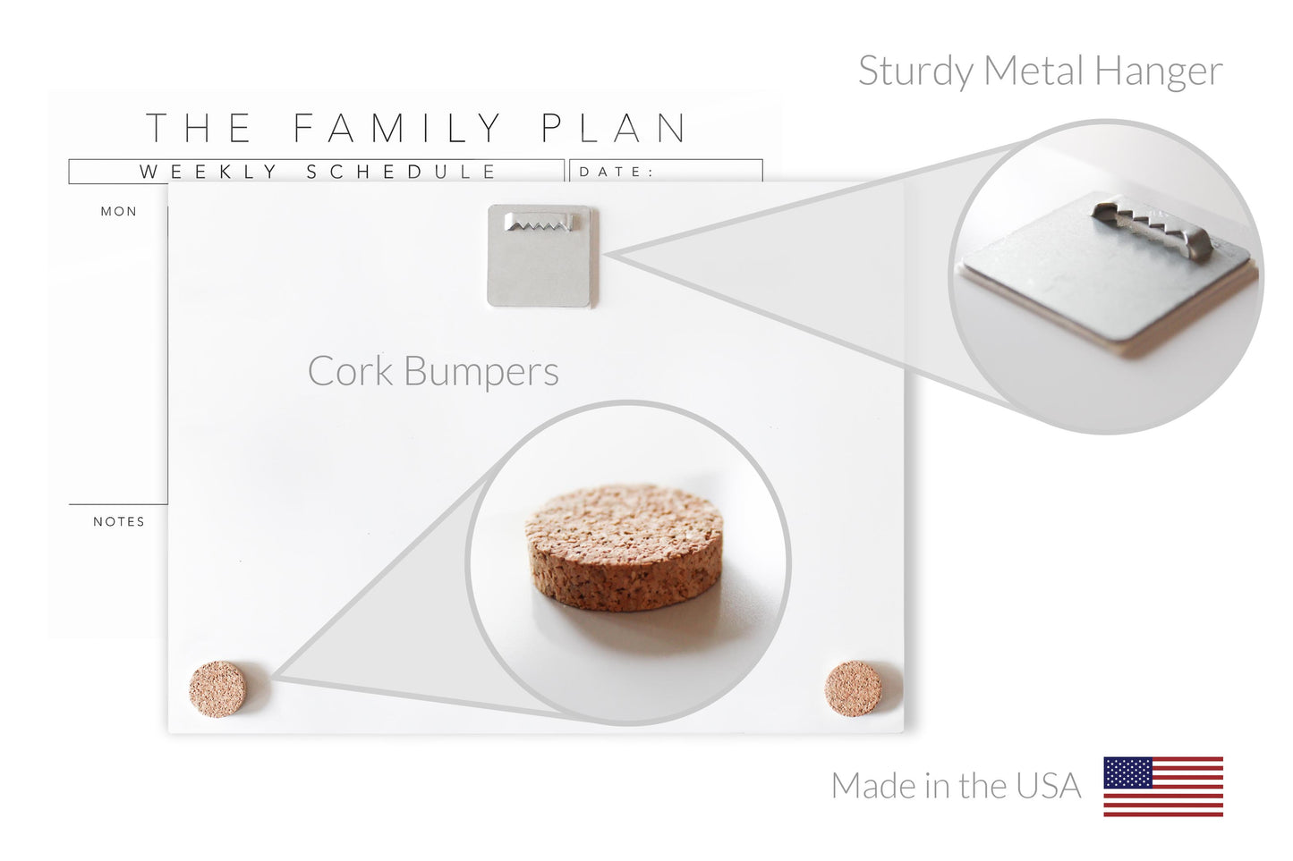 The Family Plan Weekly Schedule White