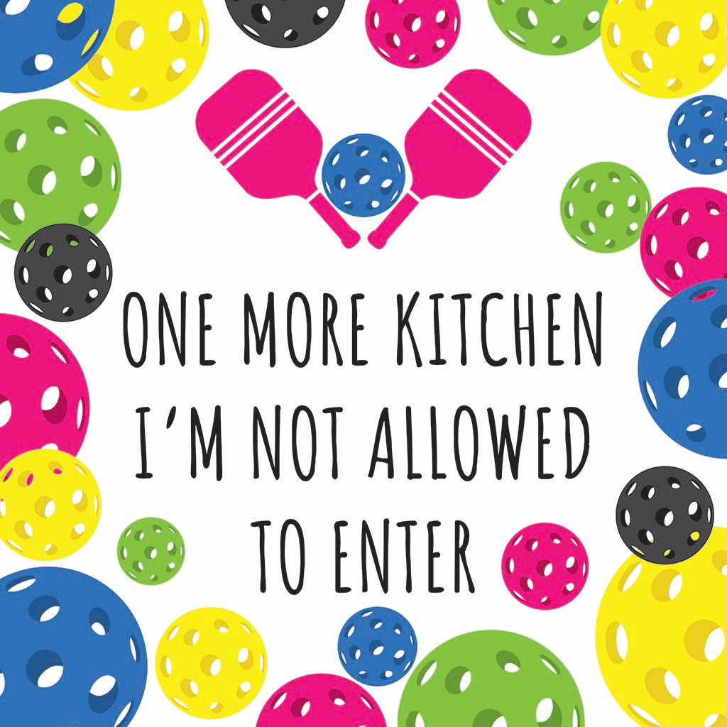 Ceramic Square Coaster-One More Kitchen I'm Not Allowed To Enter -7