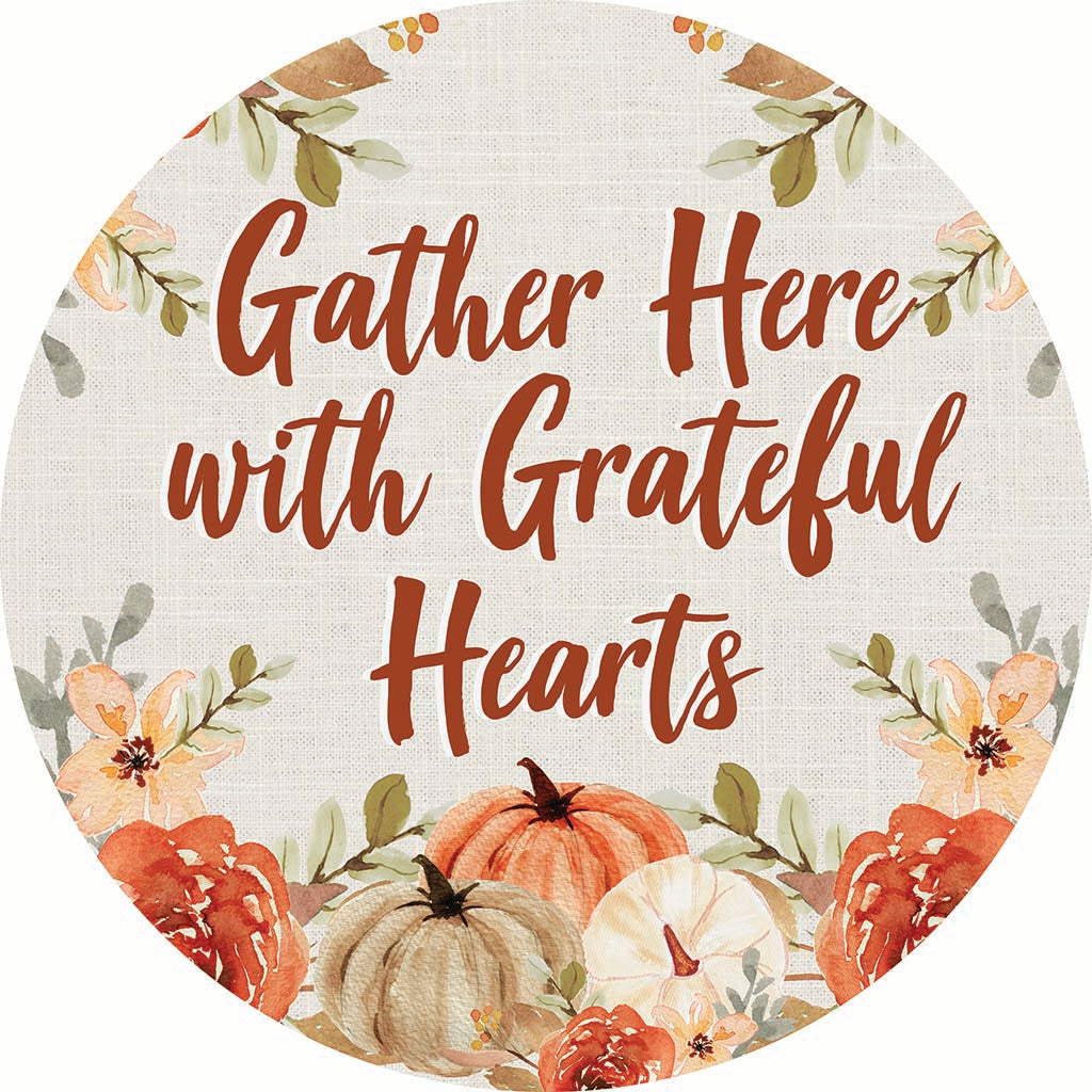 Car Coaster-Fall Florals Gather Here -7