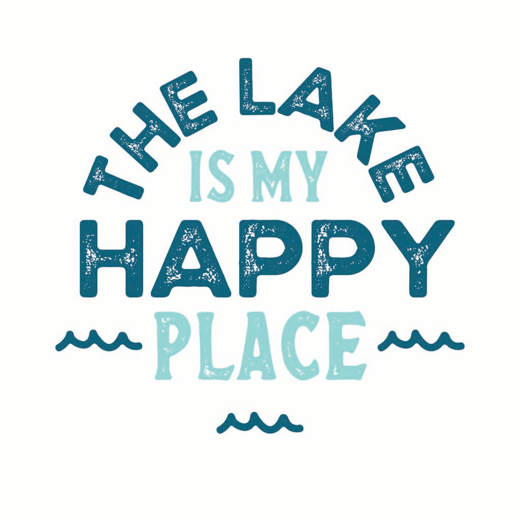 Car Coaster-The Lake Is My Happy Place -7