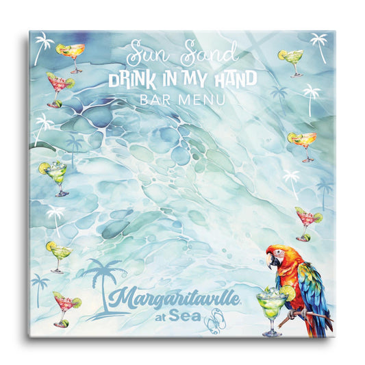 Margaritaville Sun Sand Drink Watercolor
