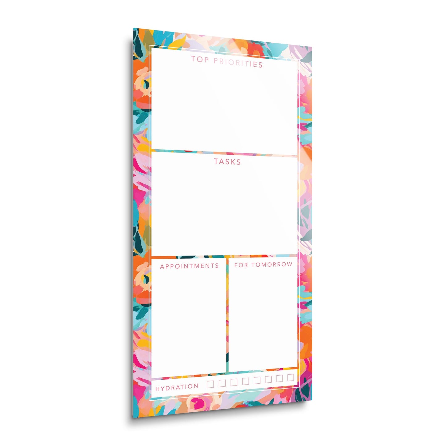 Abstract Florals Top Priorities & Tasks