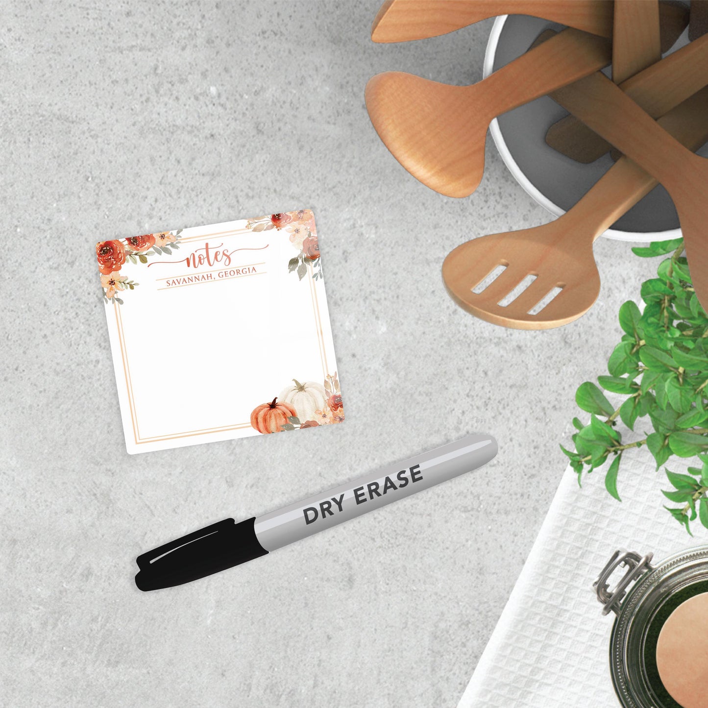 Love+Local 4x4 Dry Erase | Fall & Harvest Pumpkins