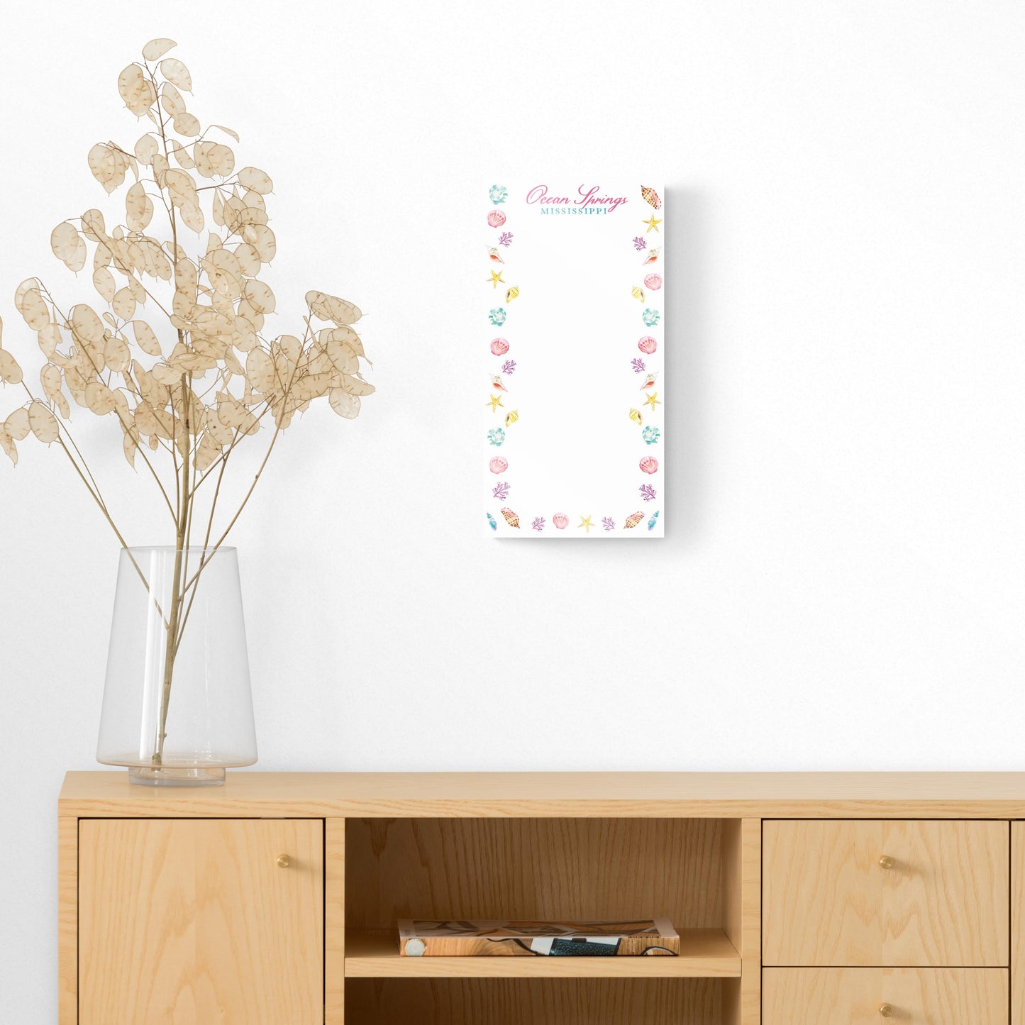 Love+Local 8x16 Dry Erase | Shells & Shoreline