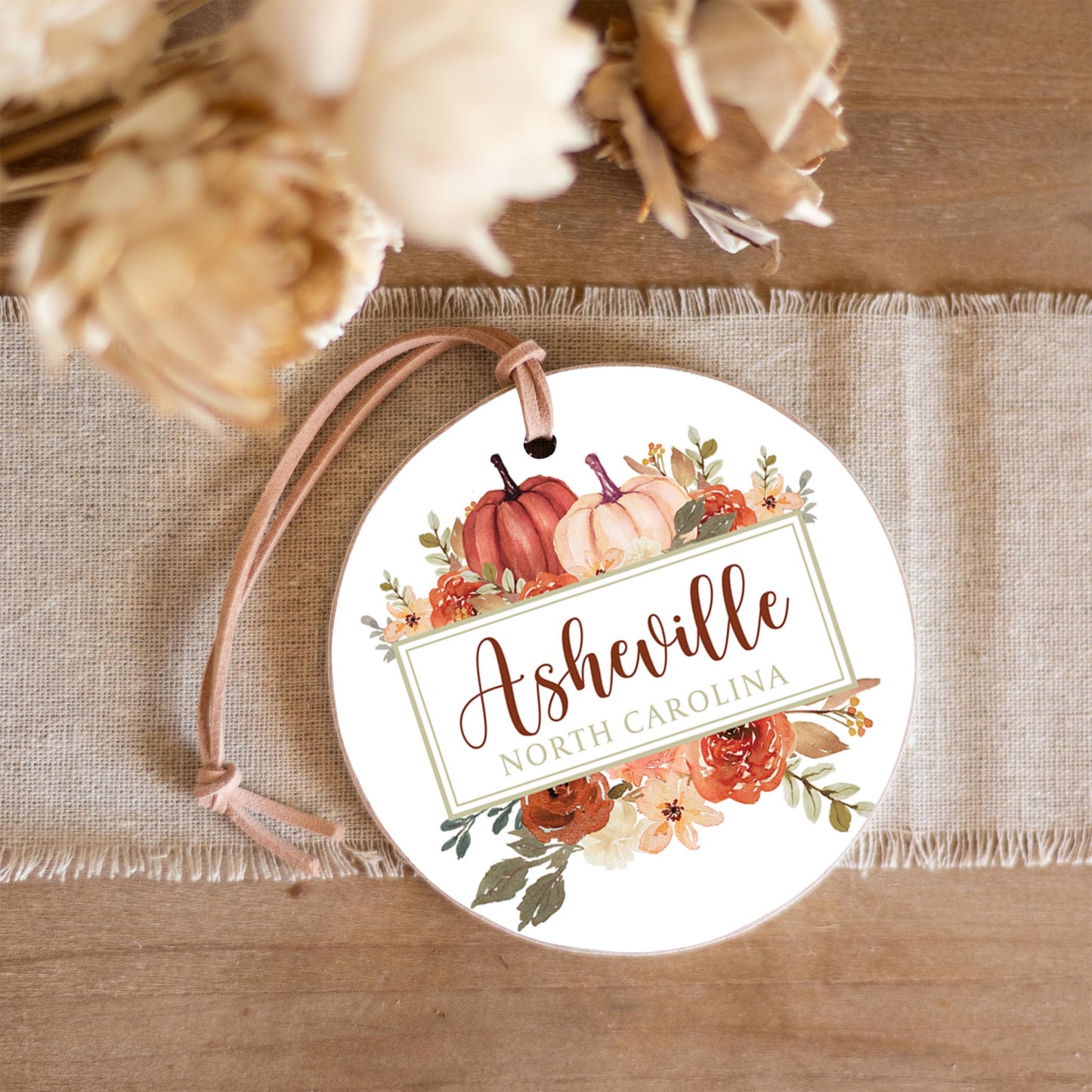 Love+Local 4in Round Ornament | Fall & Harvest Pumpkins