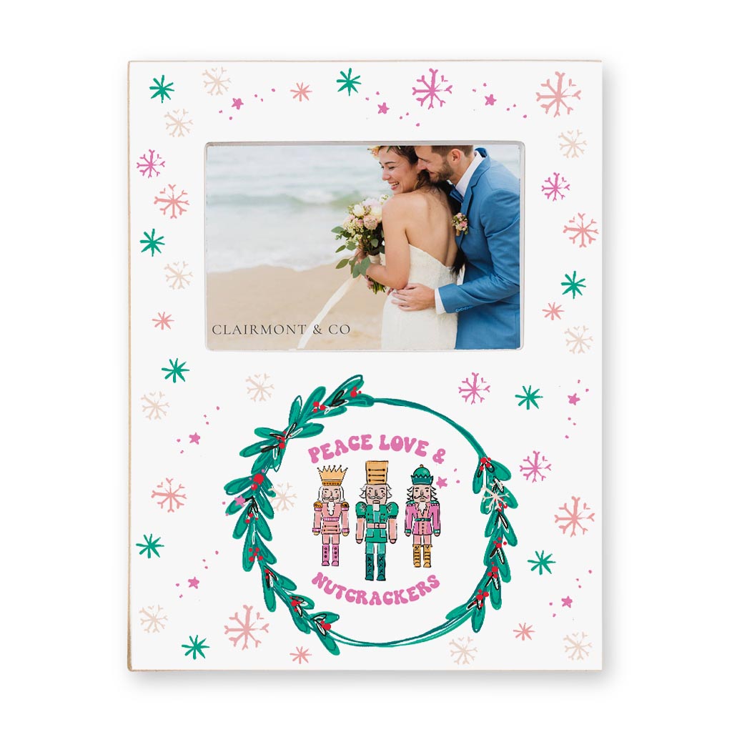Confetti Nutcracker Photo Frame | Trio & Wreath