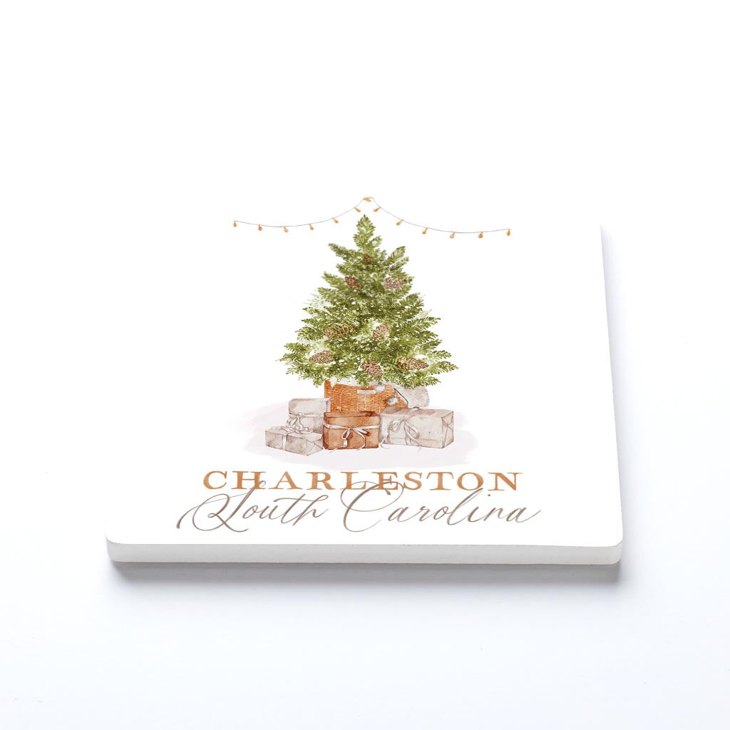 Love+Local Square Coaster | Cottage Tree