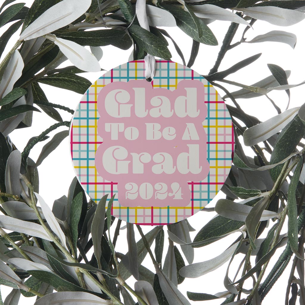 Graduation 2024 Glad To Be A Grad Colorful Grid
