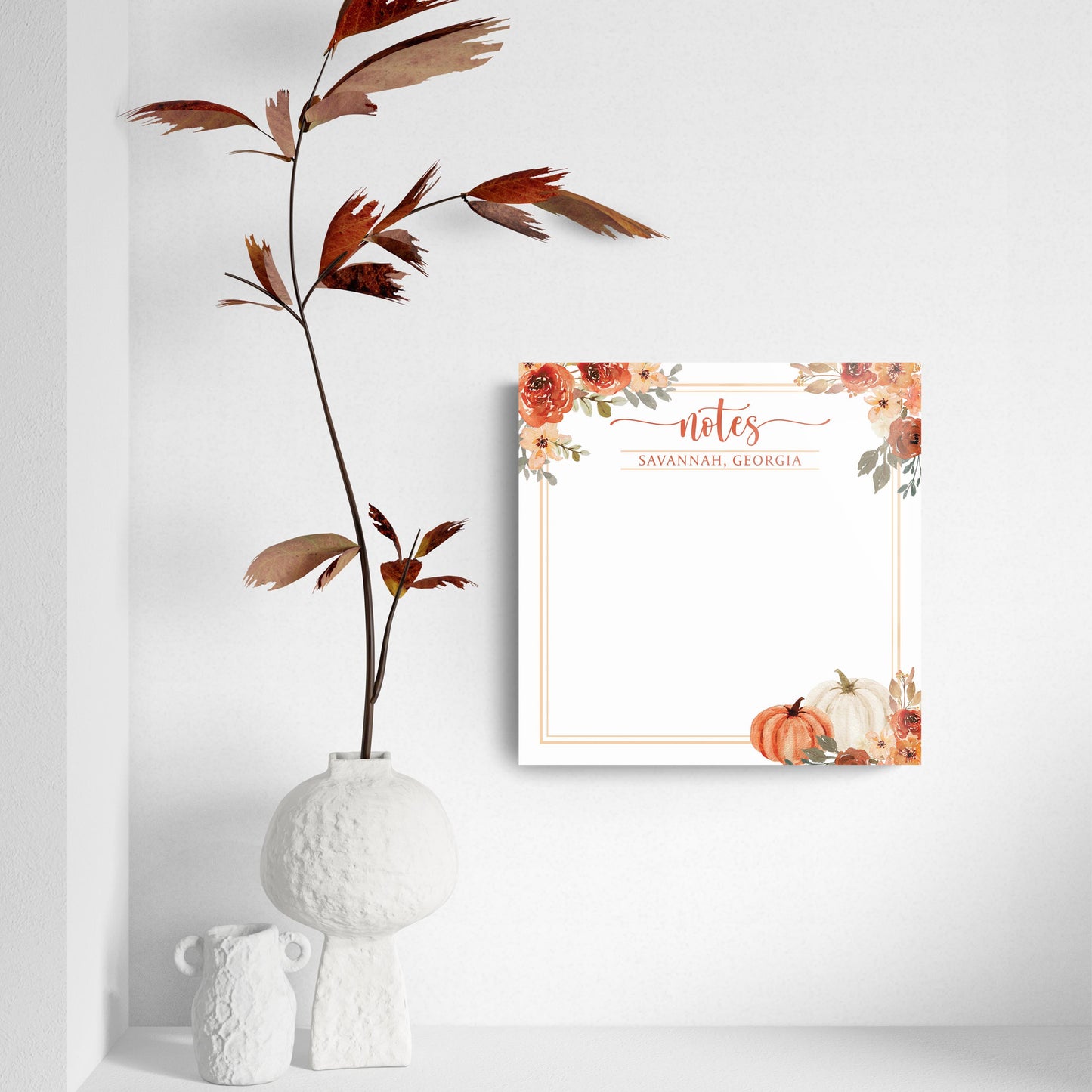 Love+Local 8x8 Dry Erase | Fall & Harvest Pumpkins