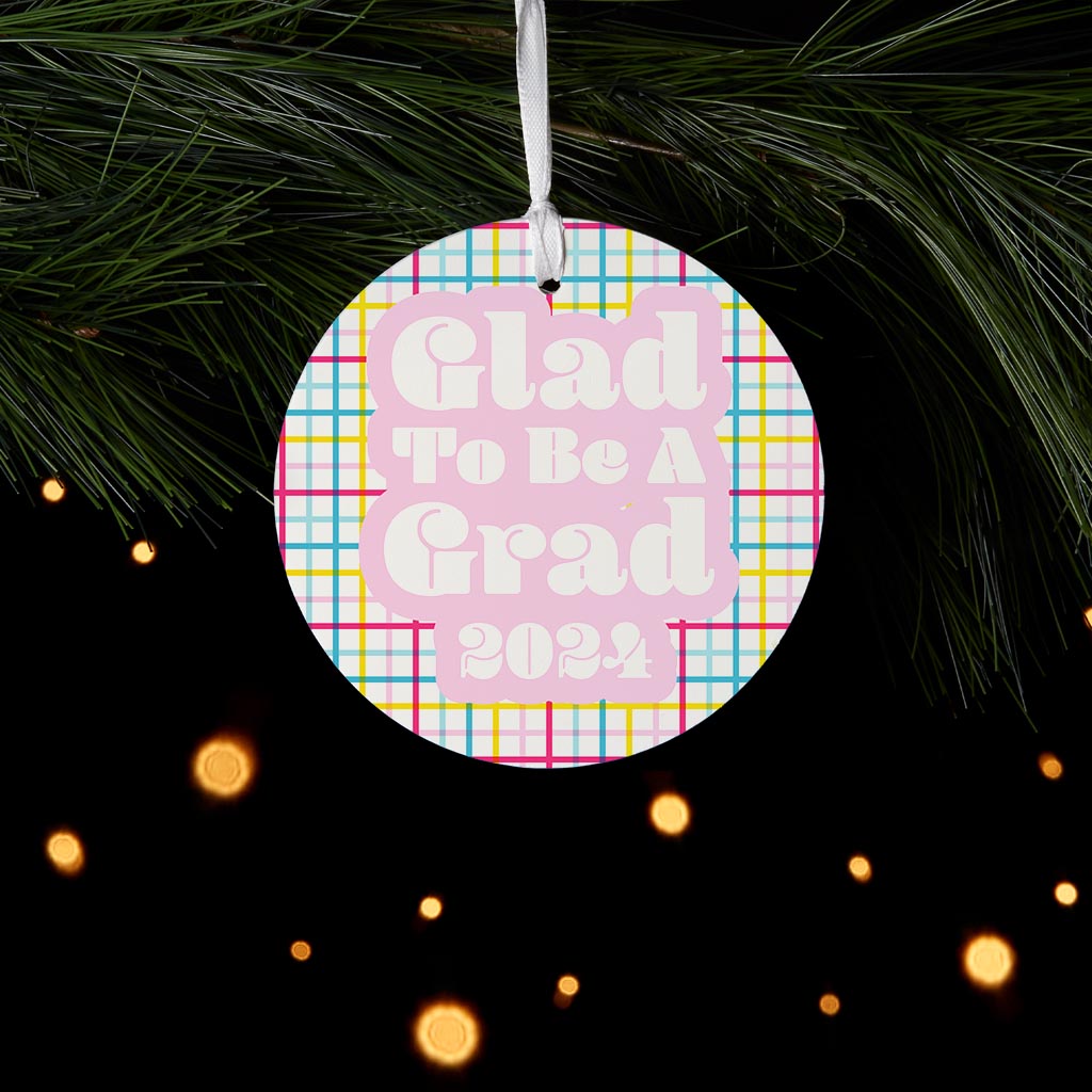 Graduation 2024 Glad To Be A Grad Colorful Grid