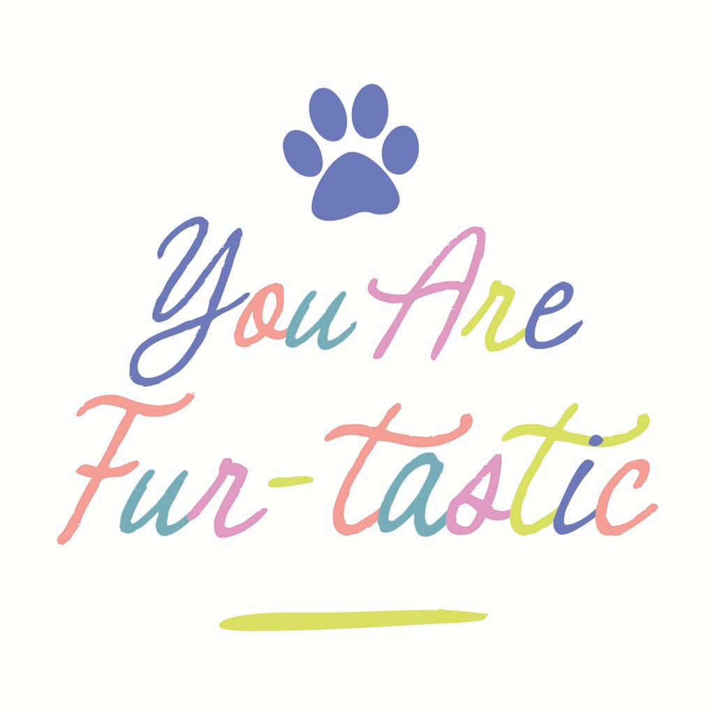 Ceramic Square Coaster-You Are Furtastic -7