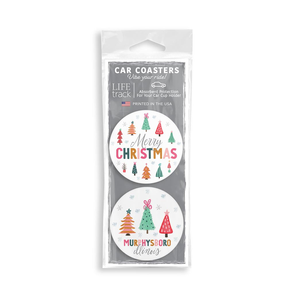 Car Coaster Love Local Whimsy Wonderland Bright Set| 2.65x2.65