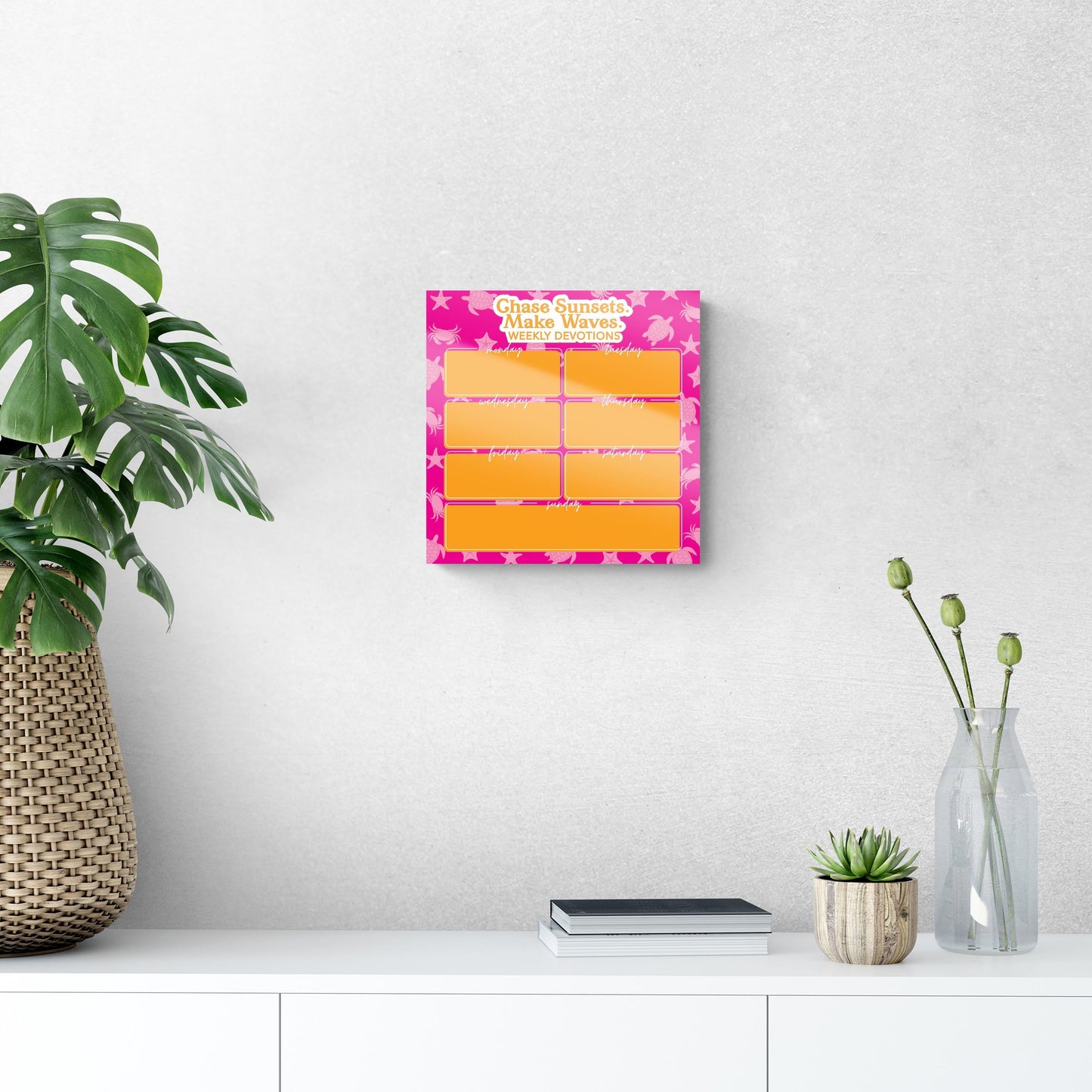 Coastal Chase Sunsets Make Waves Weekly Devotions | 12x12