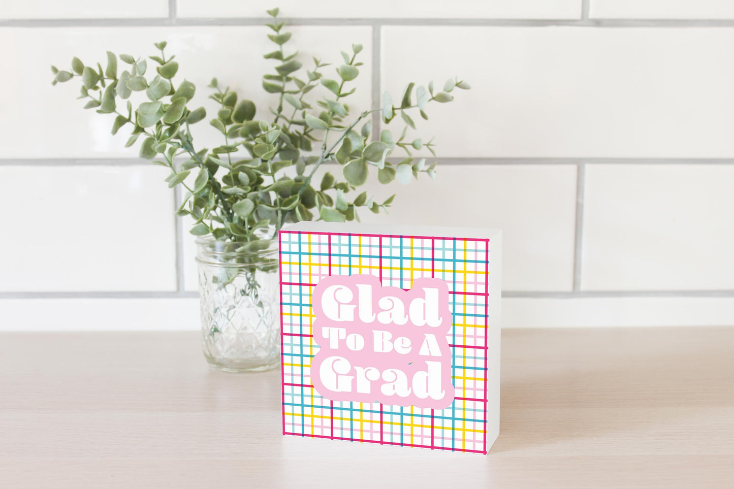 Glad To Be A Grad Colorful Grid | 5x5