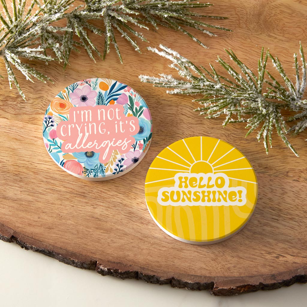 Spring Offset Car Coaster Set 2 | 2.65x2.65