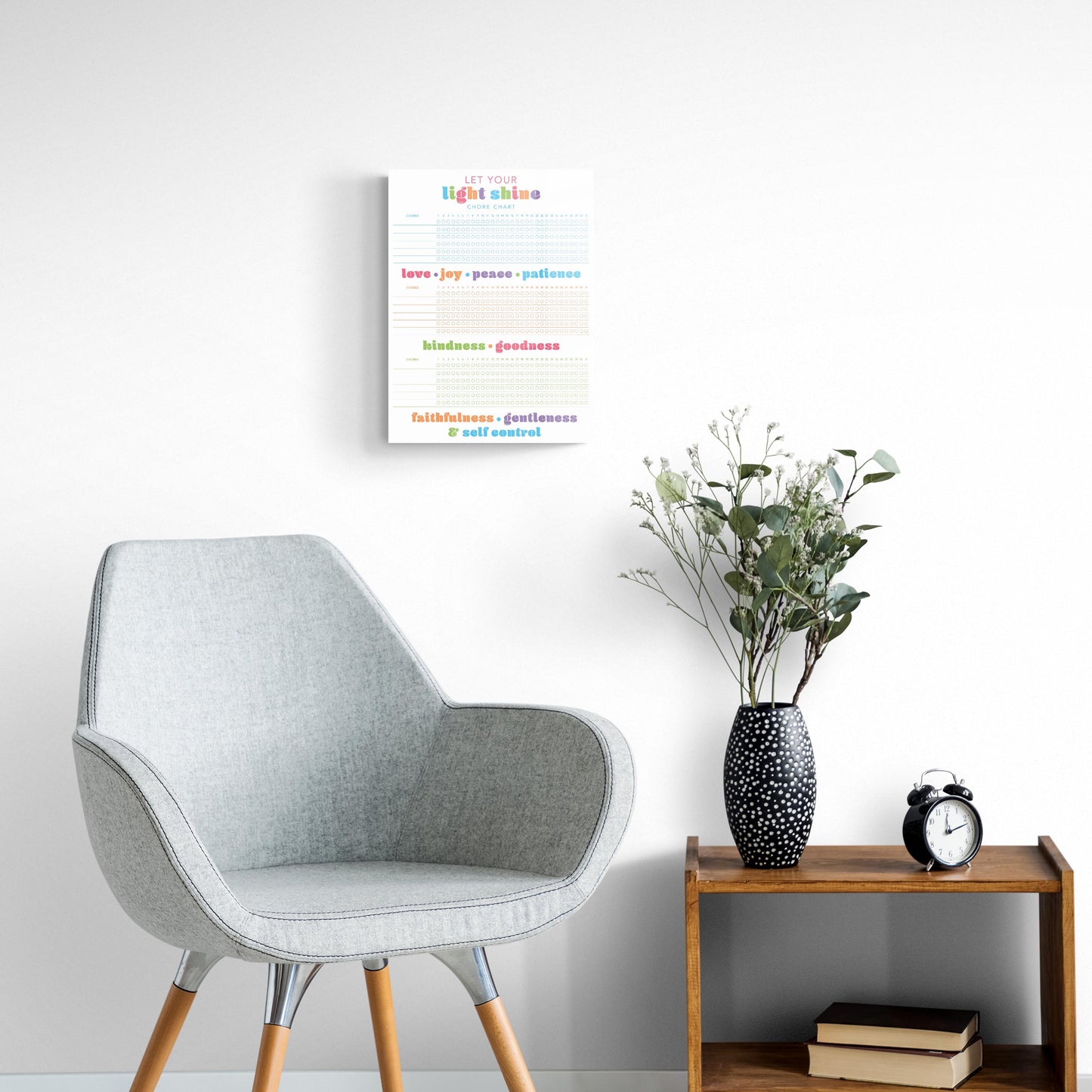Children's Fruits of the Spirit Habit Tracker | 12x16