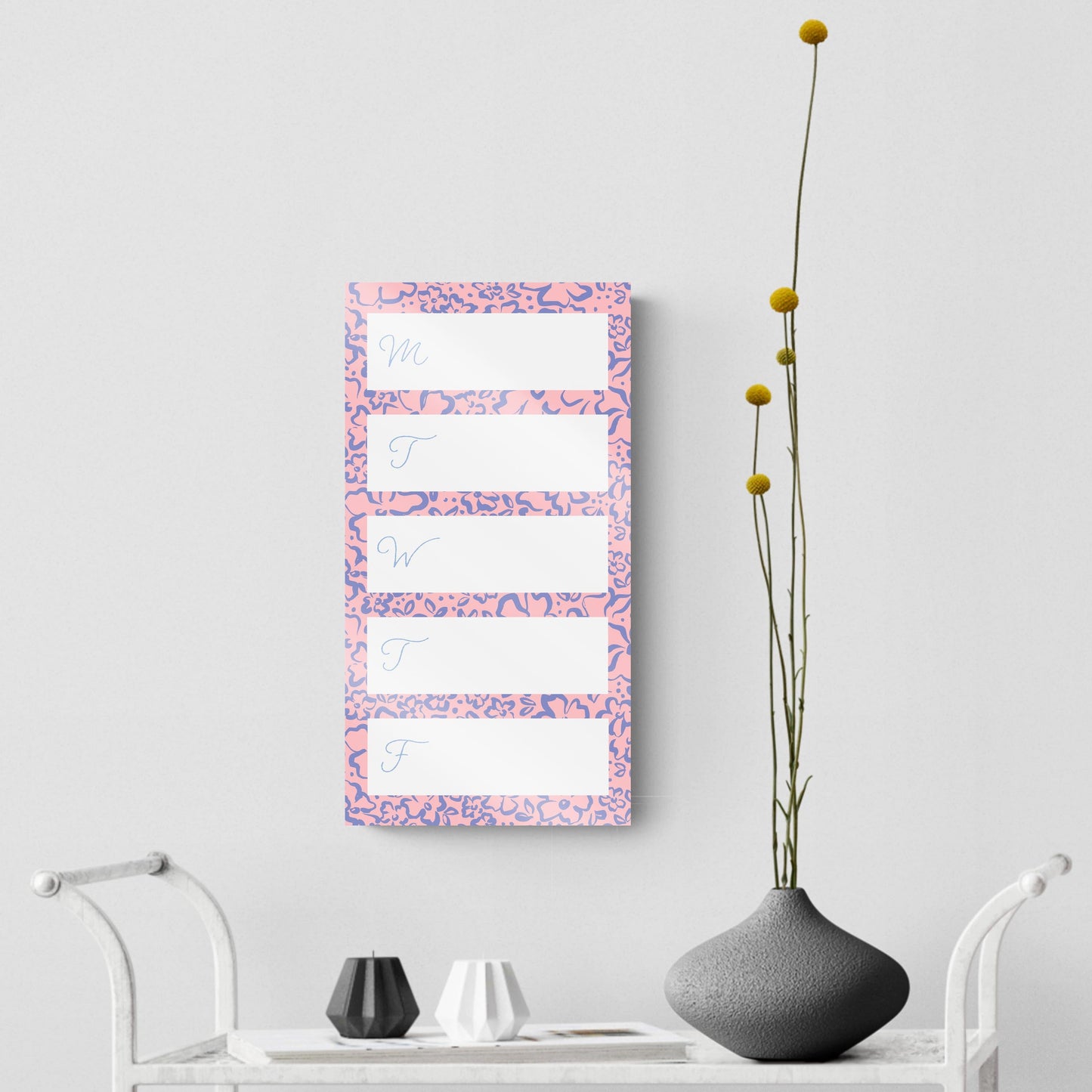 Clairmont & Co Faith Pink Week Chart | 8x16