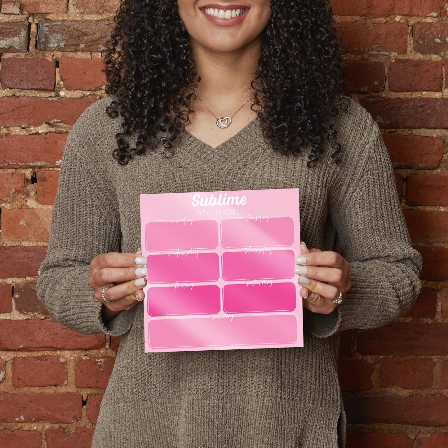 Pink Dream Gradient Sublime Gratitudes | 8x8
