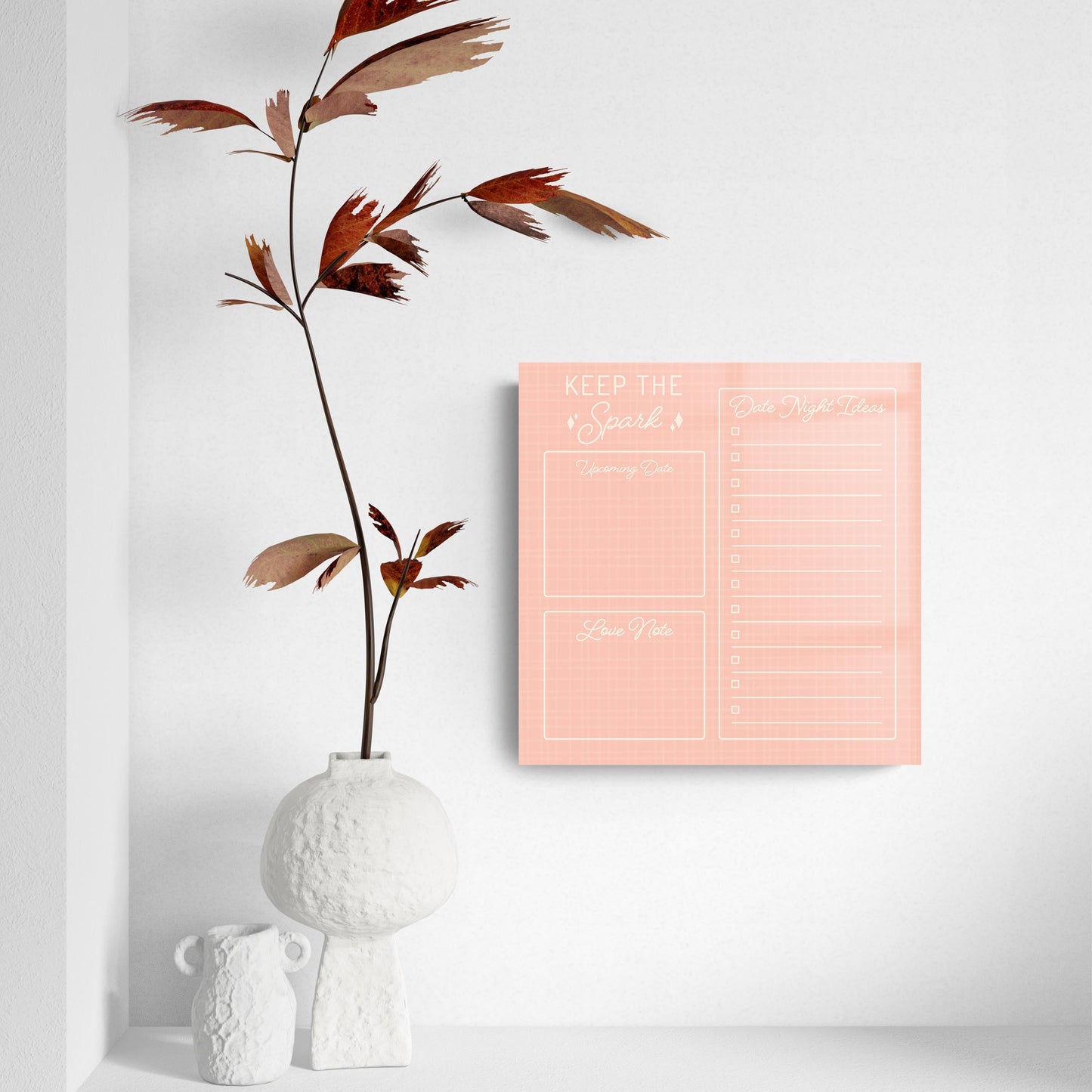 Valentine's Tracker Keep The Spark Date Ideas | 8x8