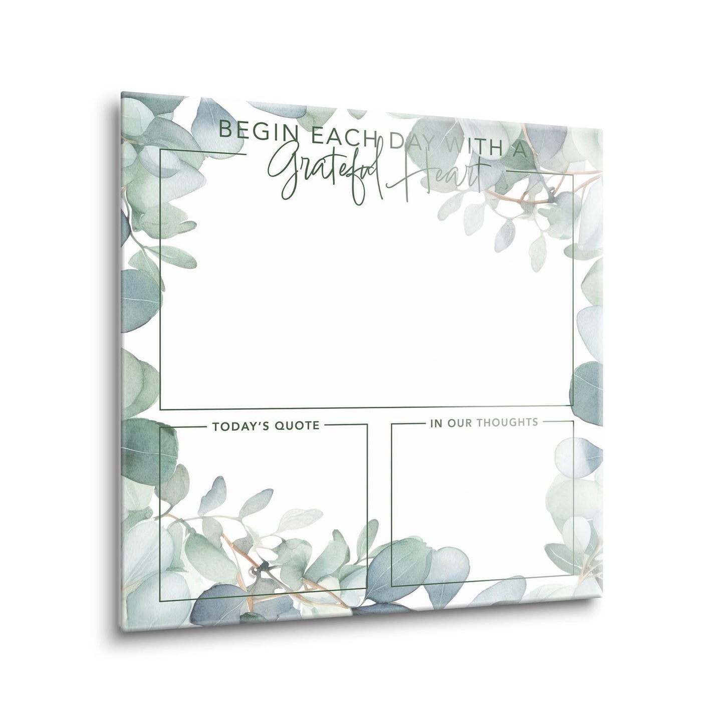 Eucalyptus Gratitudes Grateful Heart | 12x12