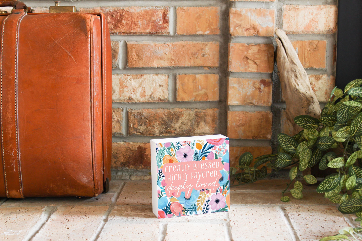 Floral Spring Deeply Loved | 5x5