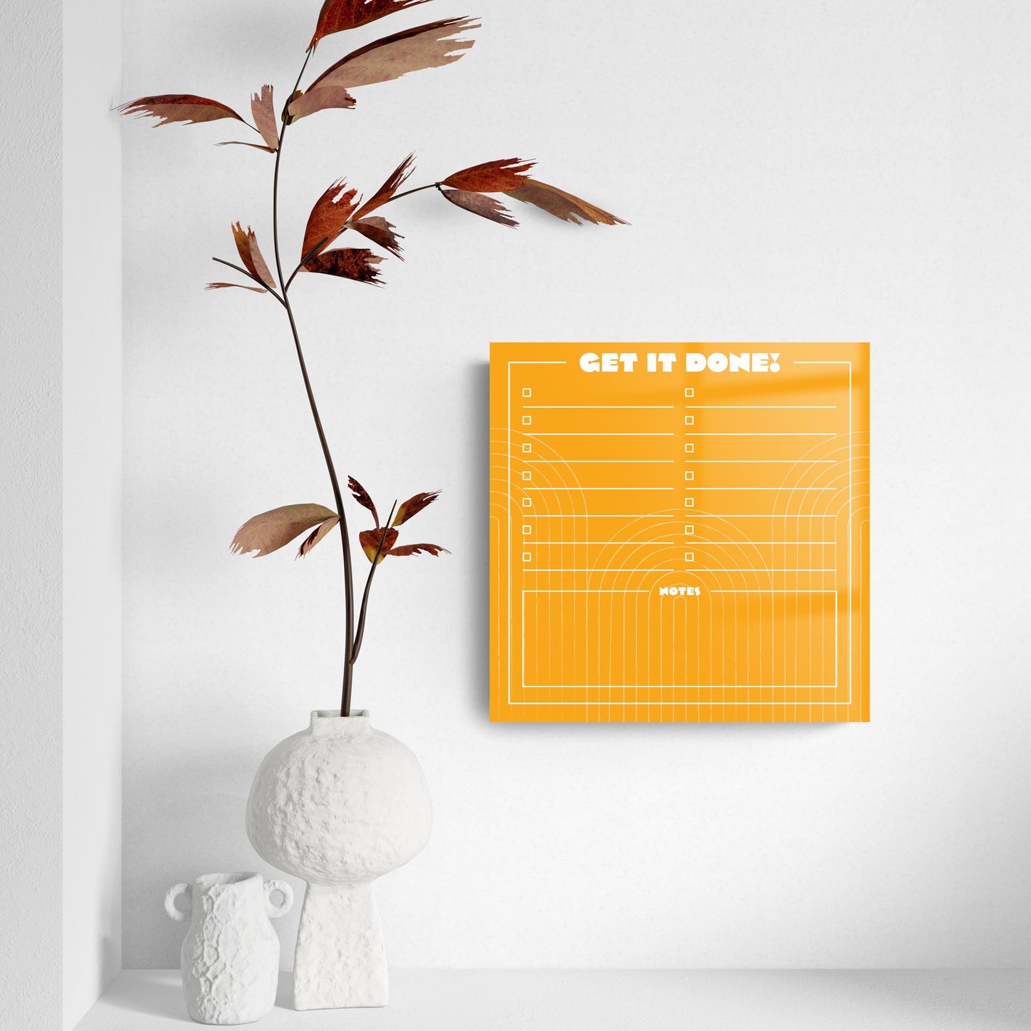 Neon Orange Get It Done | 8x8