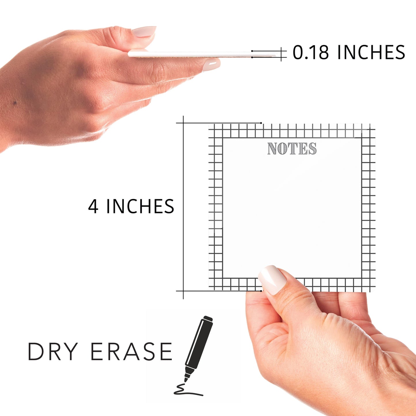 Black & White Pattern Notes Cross Line | 4x4