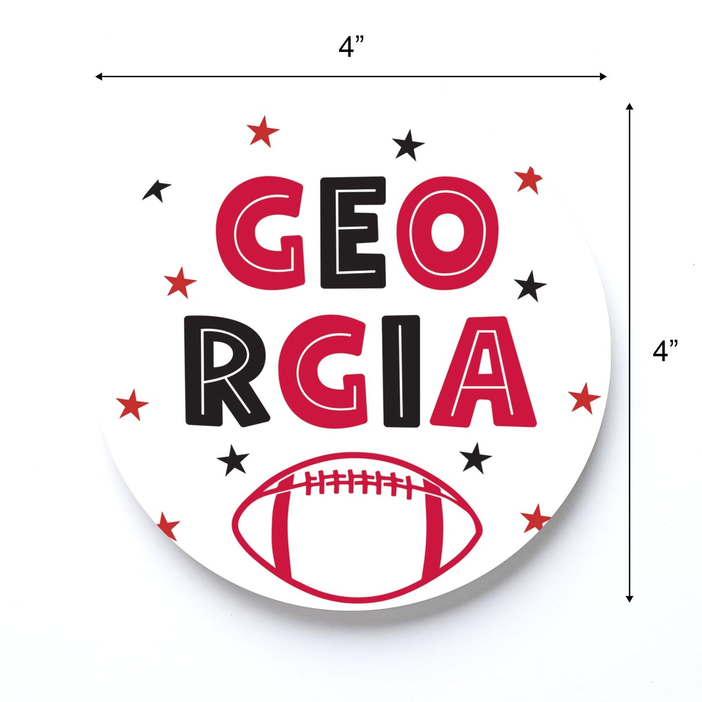 Clairmont & Co Game Day Stars Georgia | 4x4