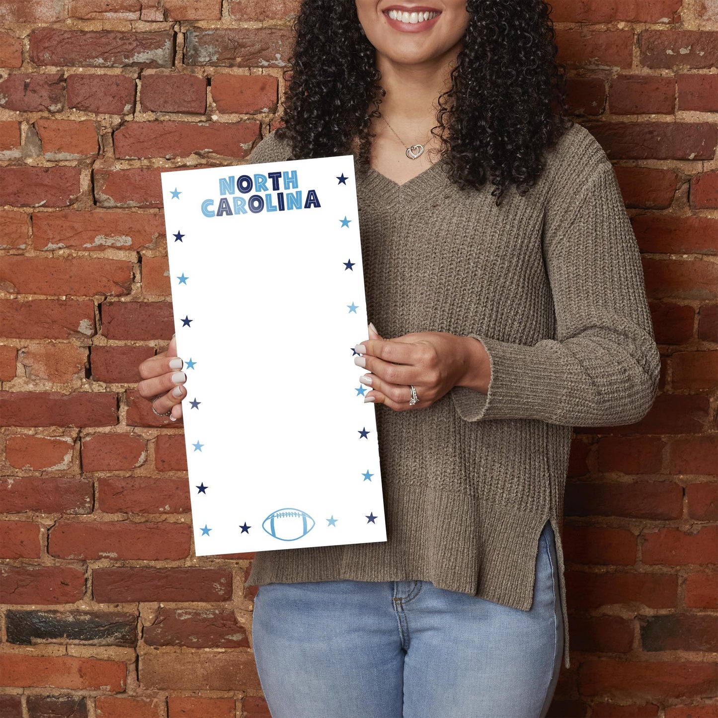Clairmont & Co Game Day Stars NC Note Board | 8x16