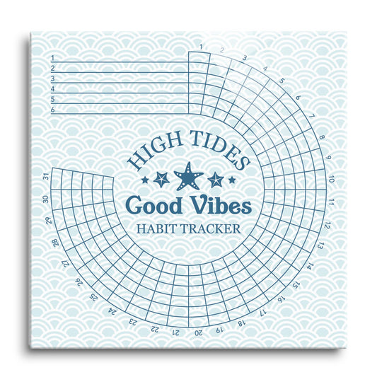 Coastal High Tides Good Vibes | 12x12